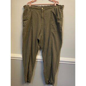 Women's Old Navy Utility Pants Trousers Plus Size 3X Stretch Waist High-Rise